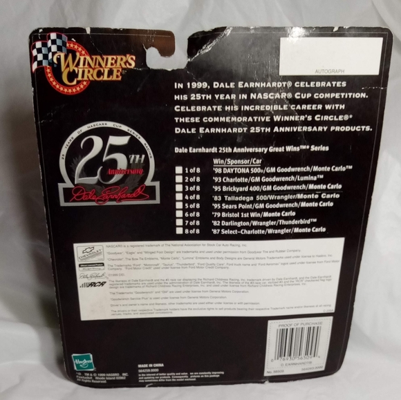 Winners Circle Great Wins Dale Earnhardt Figure 2 of 8 - Picture 12 of 14
